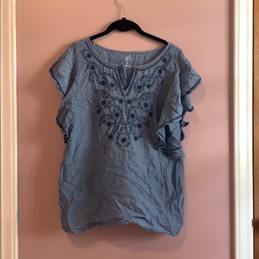 Blue blouse
